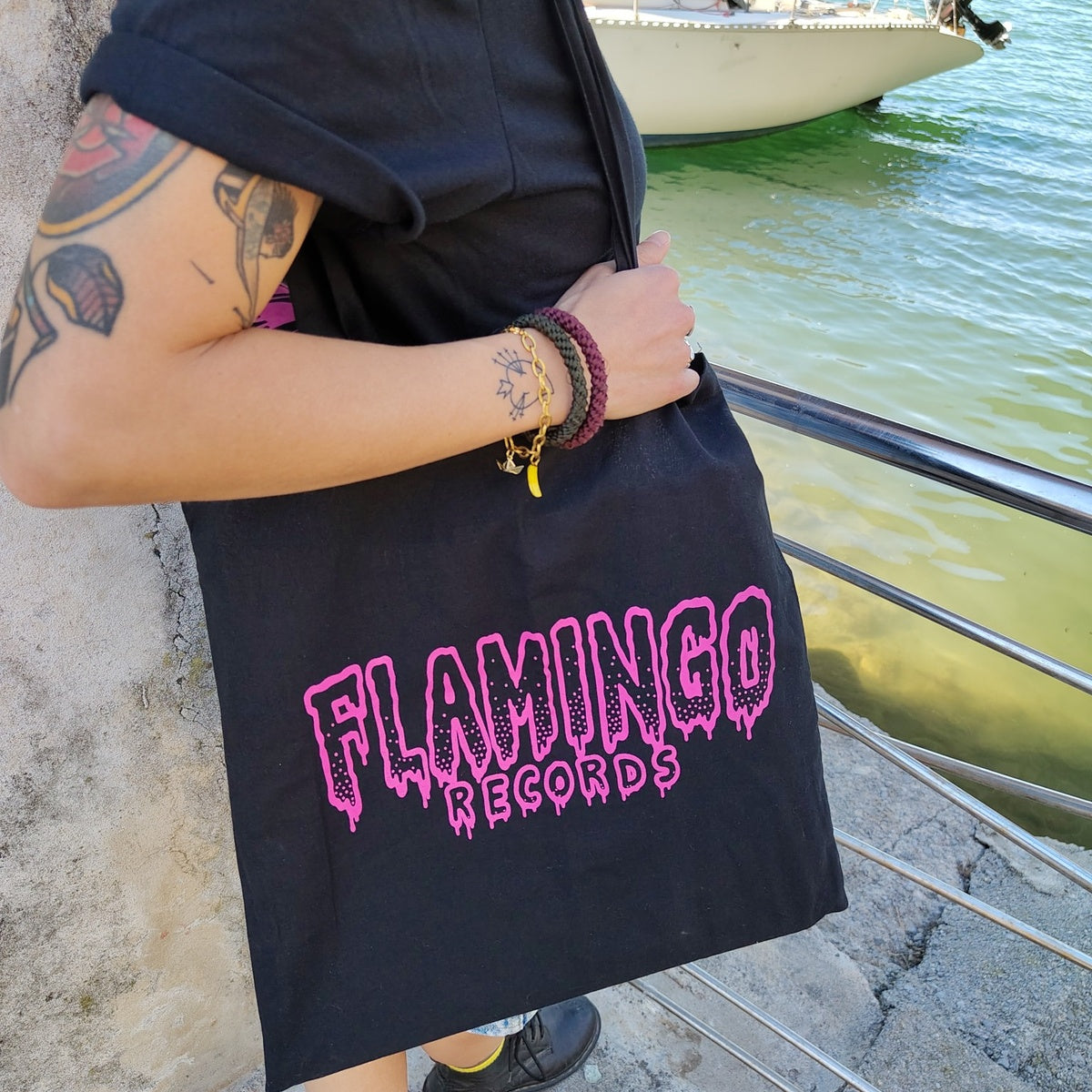 Tote Bag Pink Logo by Weerko